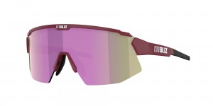 Bliz Breeze Small Sonnenbrille Bordeaux Braun Rosa | UIBENGQ-35