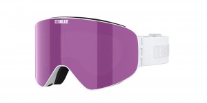 Bliz Flow Ski Goggles Weiß Rosa | UHTOIJV-64