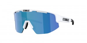 Bliz Matrix Sonnenbrille Weiß Braun Blau | YNRUBGT-68