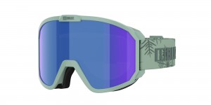 Bliz Rave Jr Ski Goggles Grün Dunkelgrün Braun Blau | TBALPGK-82