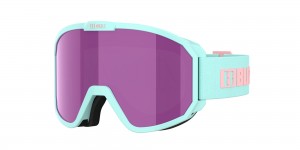 Bliz Rave Jr Ski Goggles Mintfarben Rosa Braun Rosa | GDUILFX-53