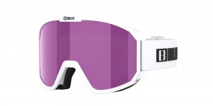 Bliz Rave Jr Ski Goggles Weiß Schwarz Braun Rosa | ITKZFUX-71