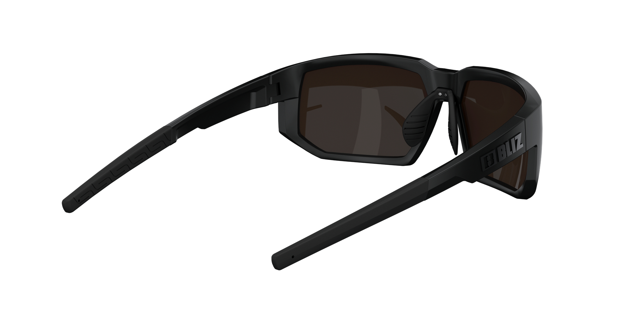 Bliz Arrow Sonnenbrille Schwarz Braun Blau | YIPMNDE-90