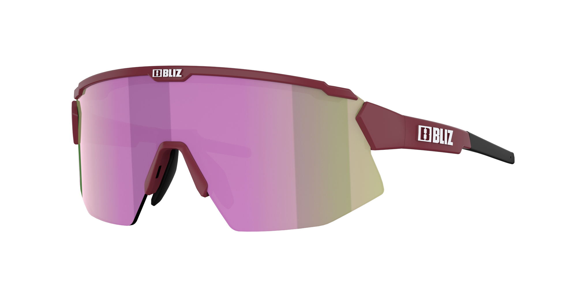 Bliz Breeze Small Sonnenbrille Bordeaux Braun Rosa | UIBENGQ-35