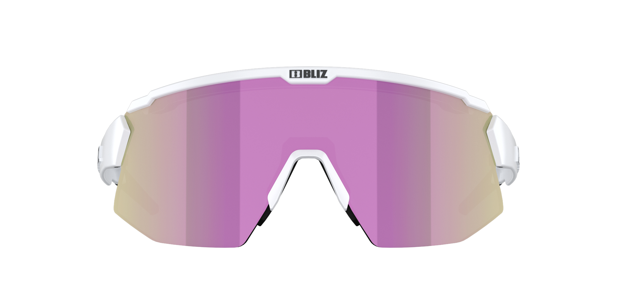 Bliz Breeze Small Sonnenbrille Weiß Braun Rosa | ZCSTMIV-71