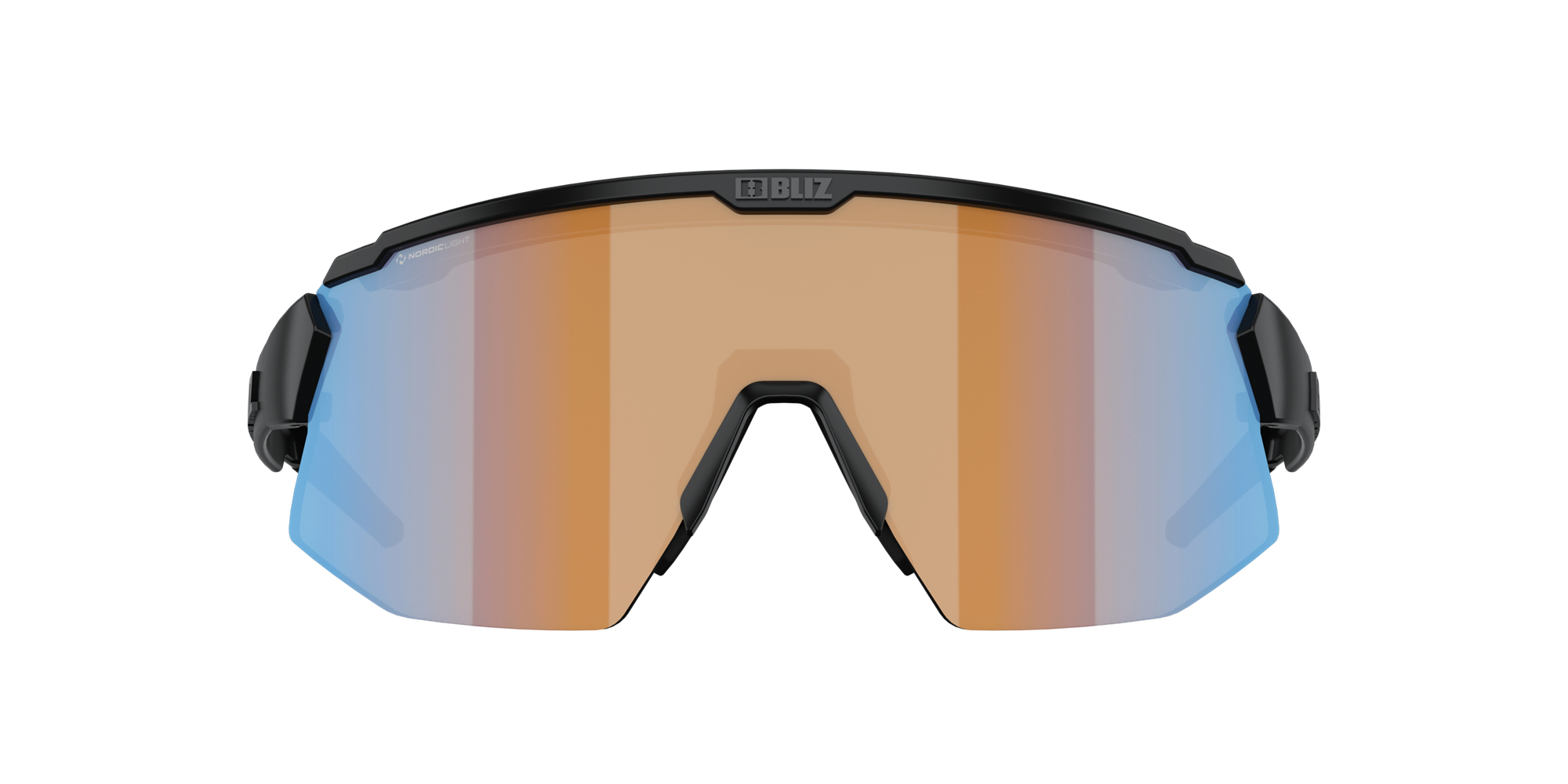 Bliz Breeze Sonnenbrille Schwarz Koralle Orange Blau | FQXHVZU-51