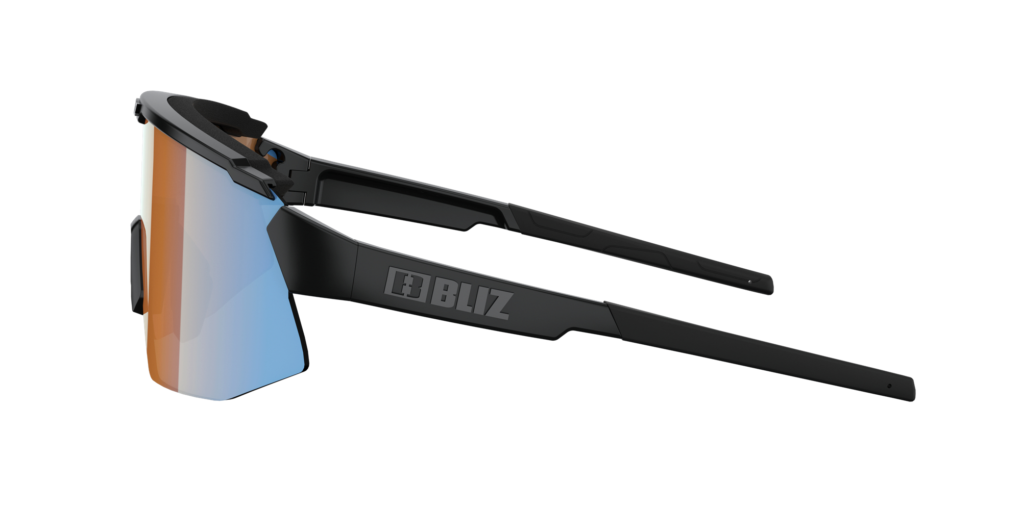 Bliz Breeze Sonnenbrille Schwarz Koralle Orange Blau | FQXHVZU-51