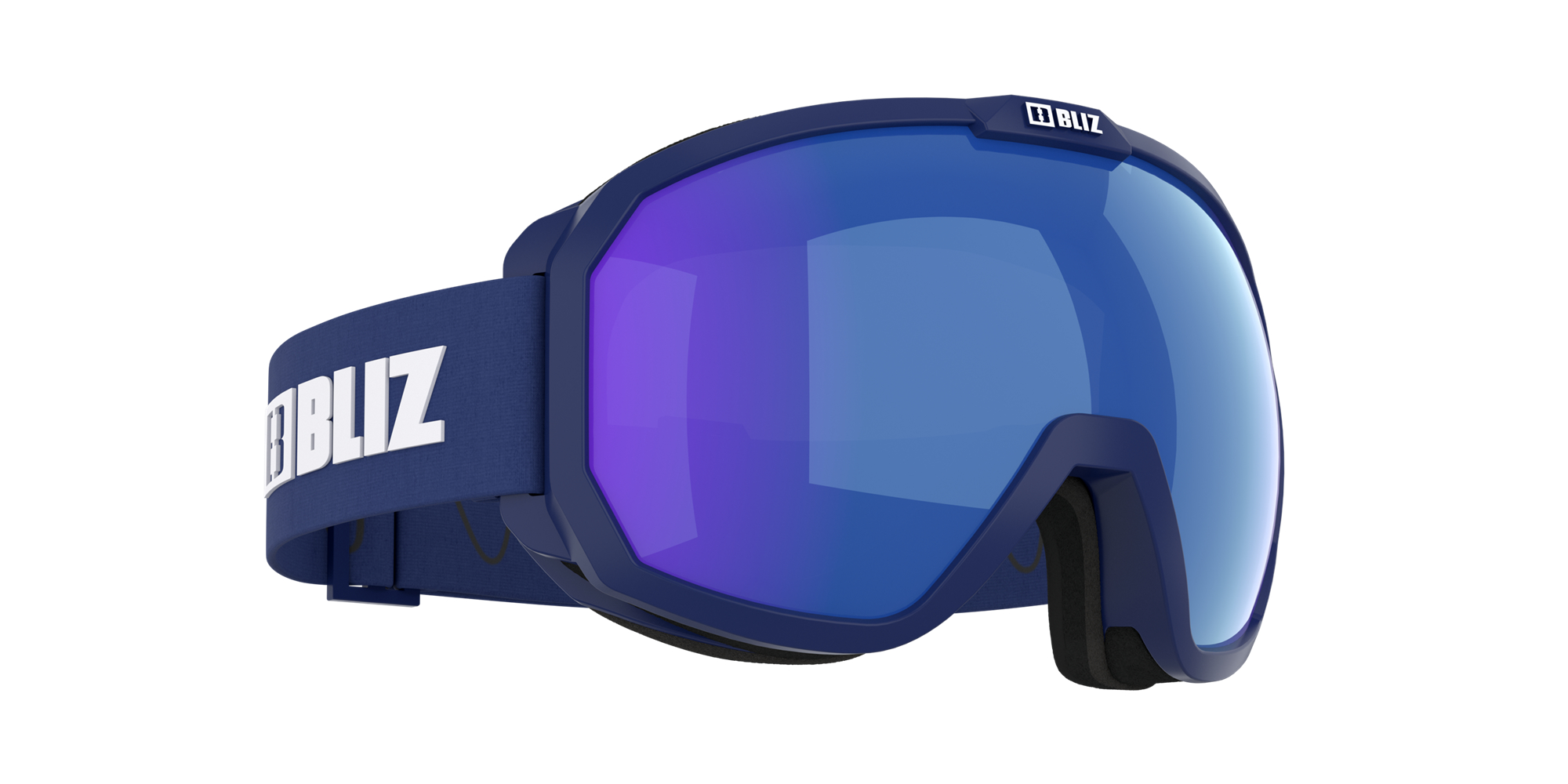 Bliz Charge Otg Ski Goggles Dunkelblau Weiß Braun Blau | VXMDECK-41