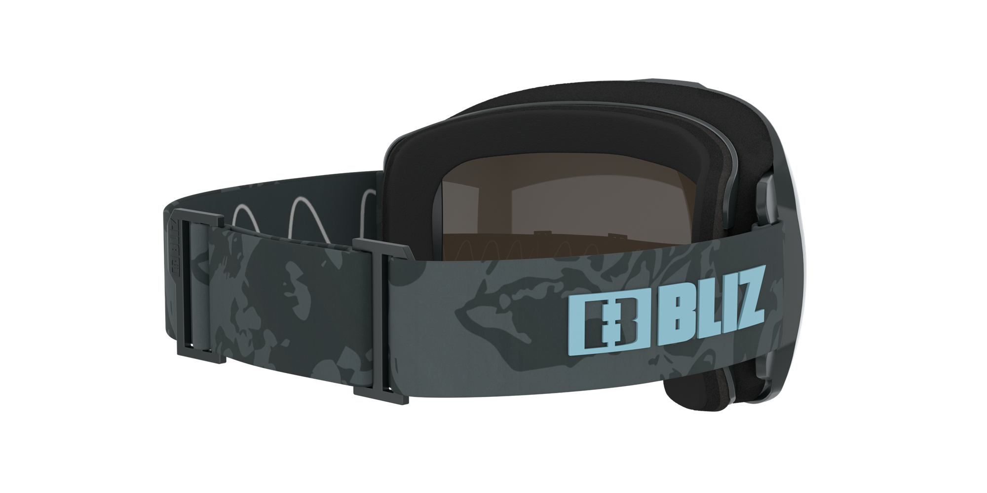 Bliz Charge Otg Ski Goggles Grau Blau Blau | QUHTXOR-56