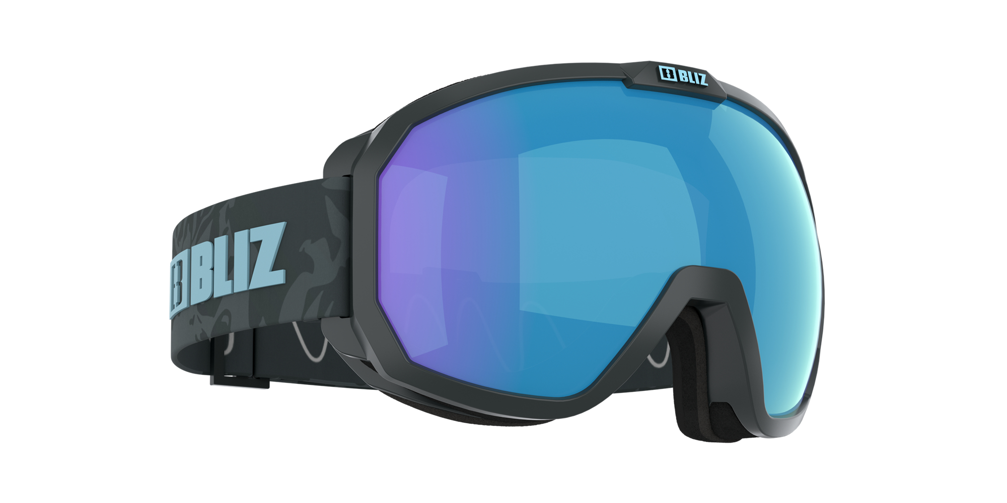 Bliz Charge Otg Ski Goggles Grau Blau Blau | QUHTXOR-56