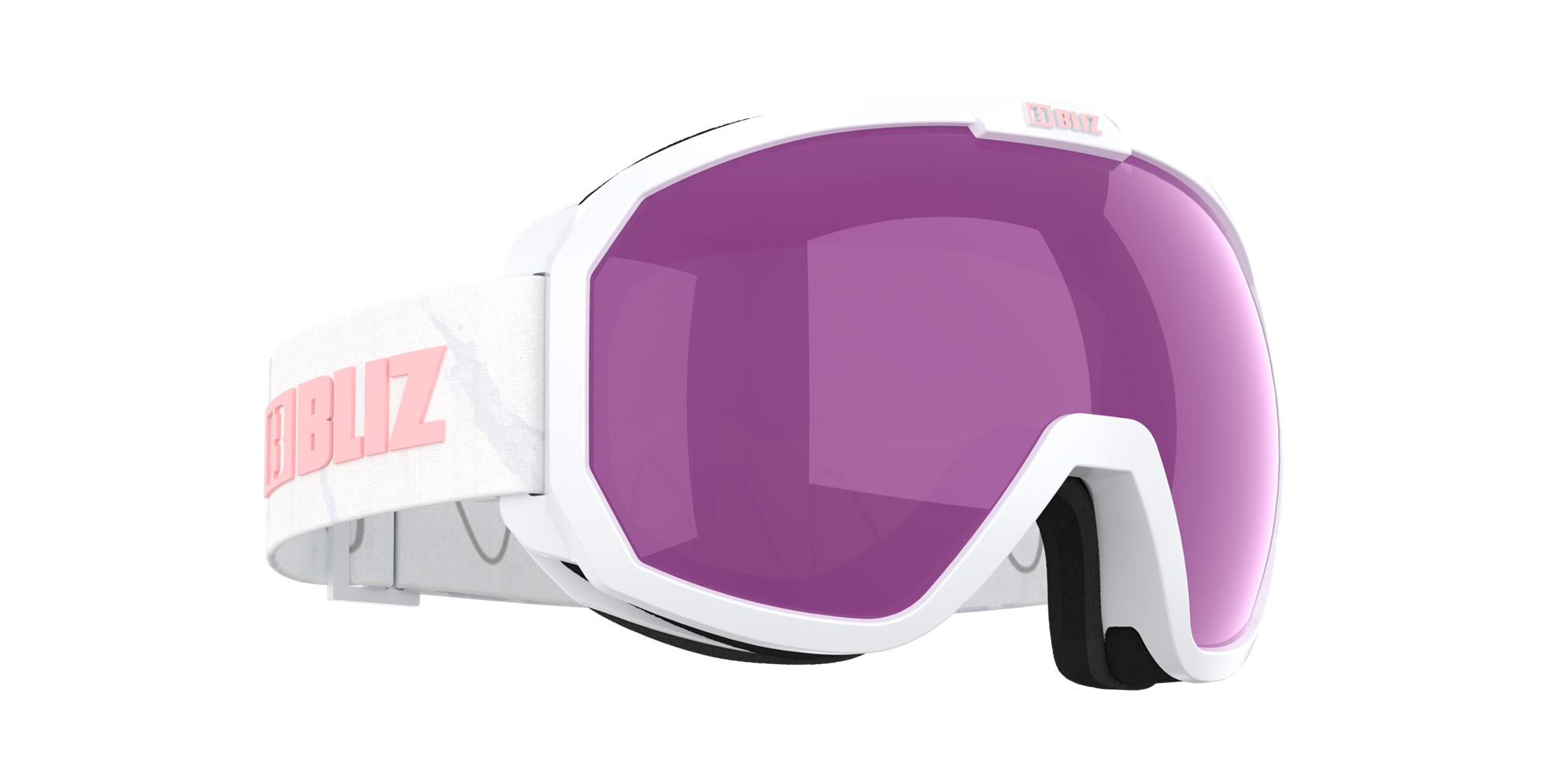 Bliz Charge Otg Ski Goggles Weiß Rosa Braun Rosa | RWZMSAP-63