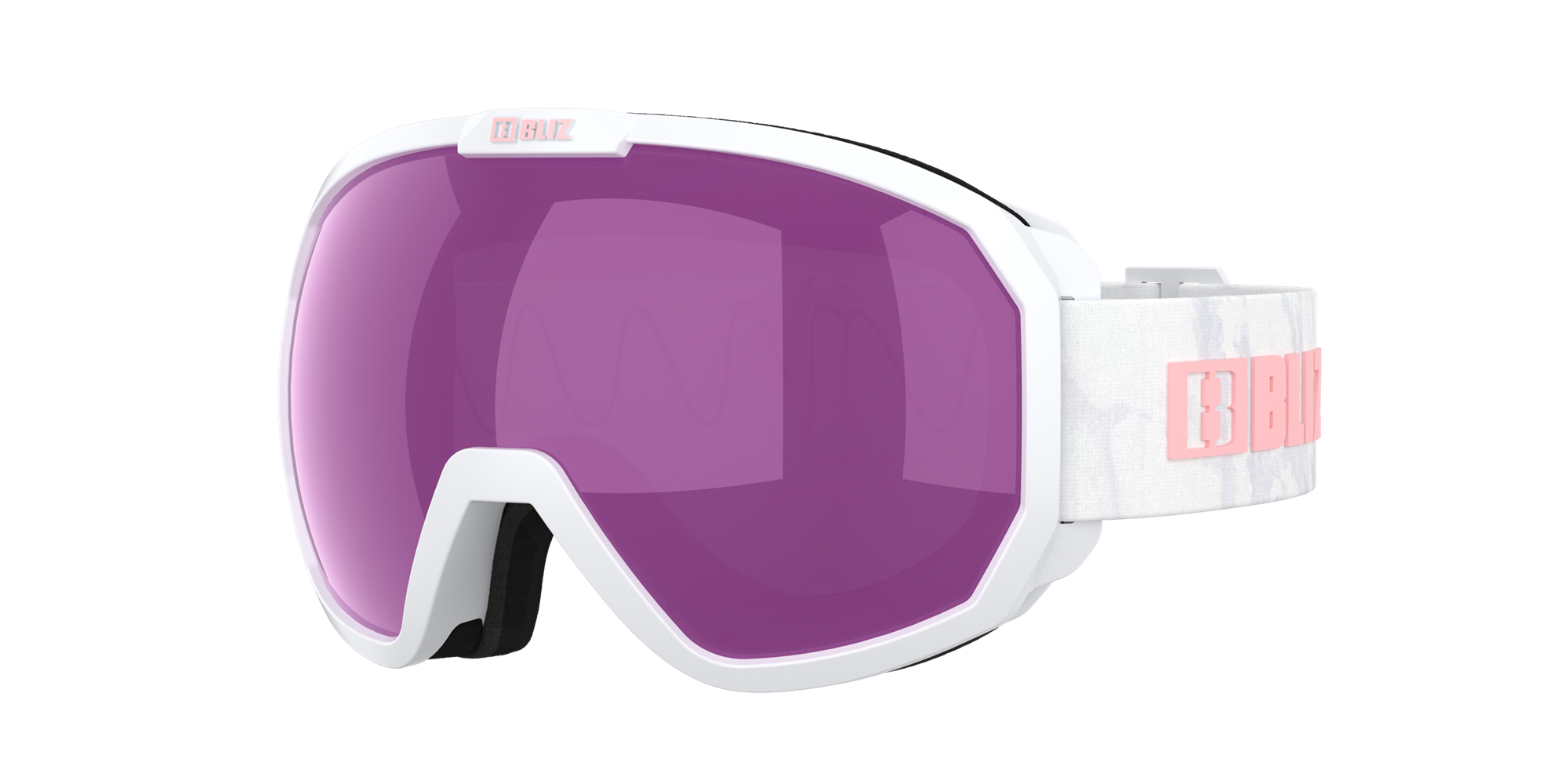 Bliz Charge Otg Ski Goggles Weiß Rosa Braun Rosa | RWZMSAP-63