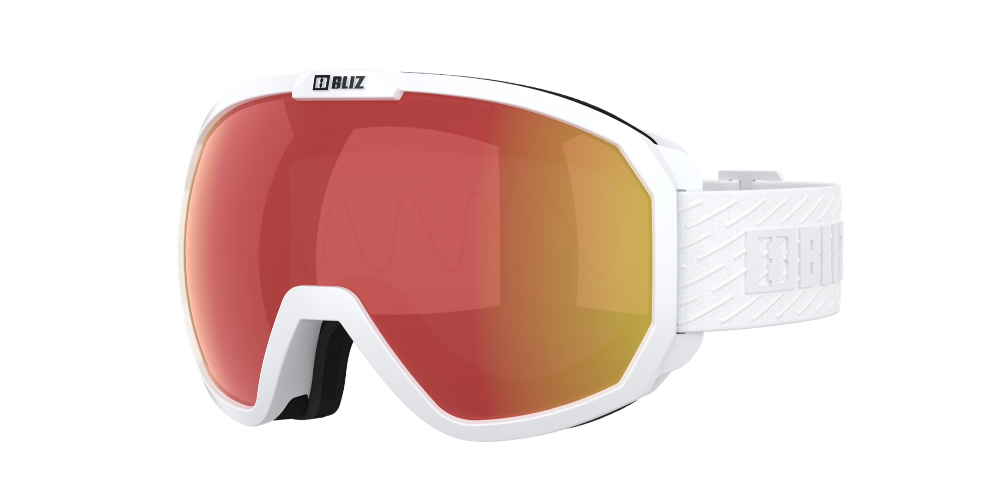 Bliz Charge Otg Ski Goggles Weiß Schwarz Braun Rot | ATPFILD-18