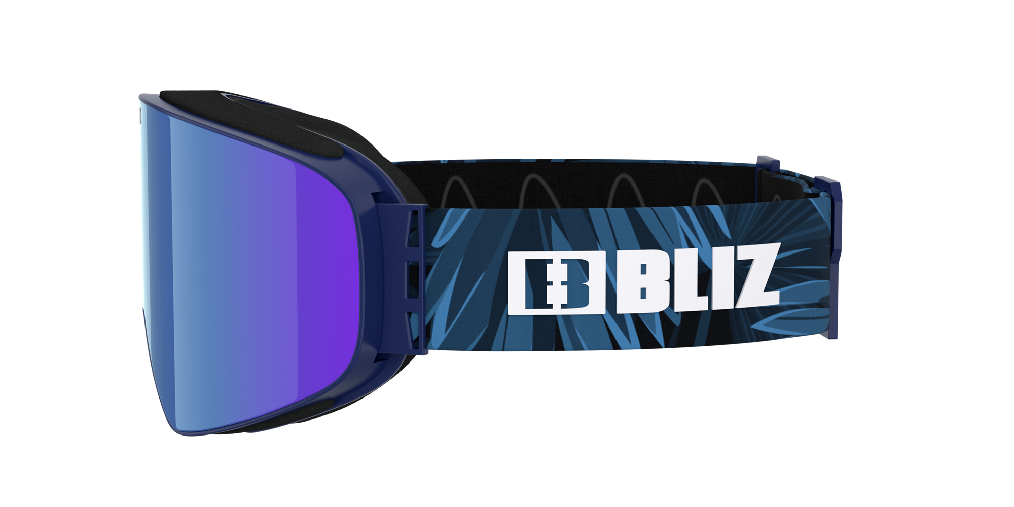 Bliz Flow Ski Goggles Blau Braun Blau | XPYALEF-36