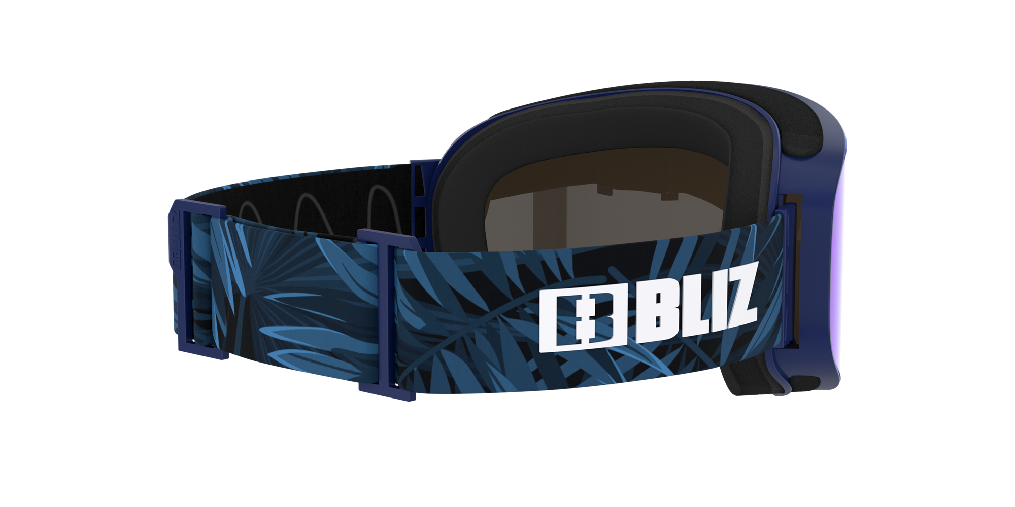 Bliz Flow Ski Goggles Blau Braun Blau | XPYALEF-36