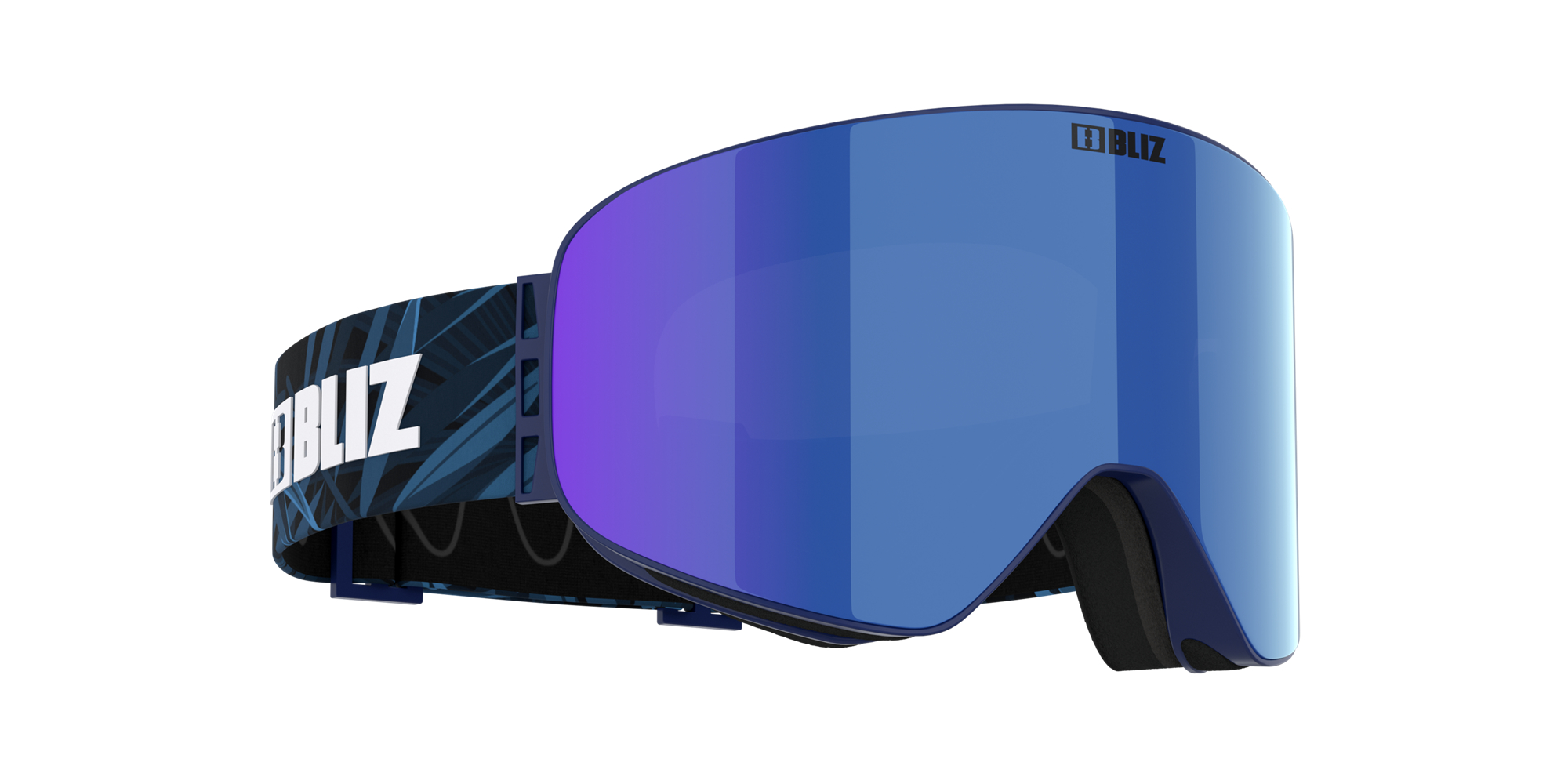 Bliz Flow Ski Goggles Blau Braun Blau | XPYALEF-36