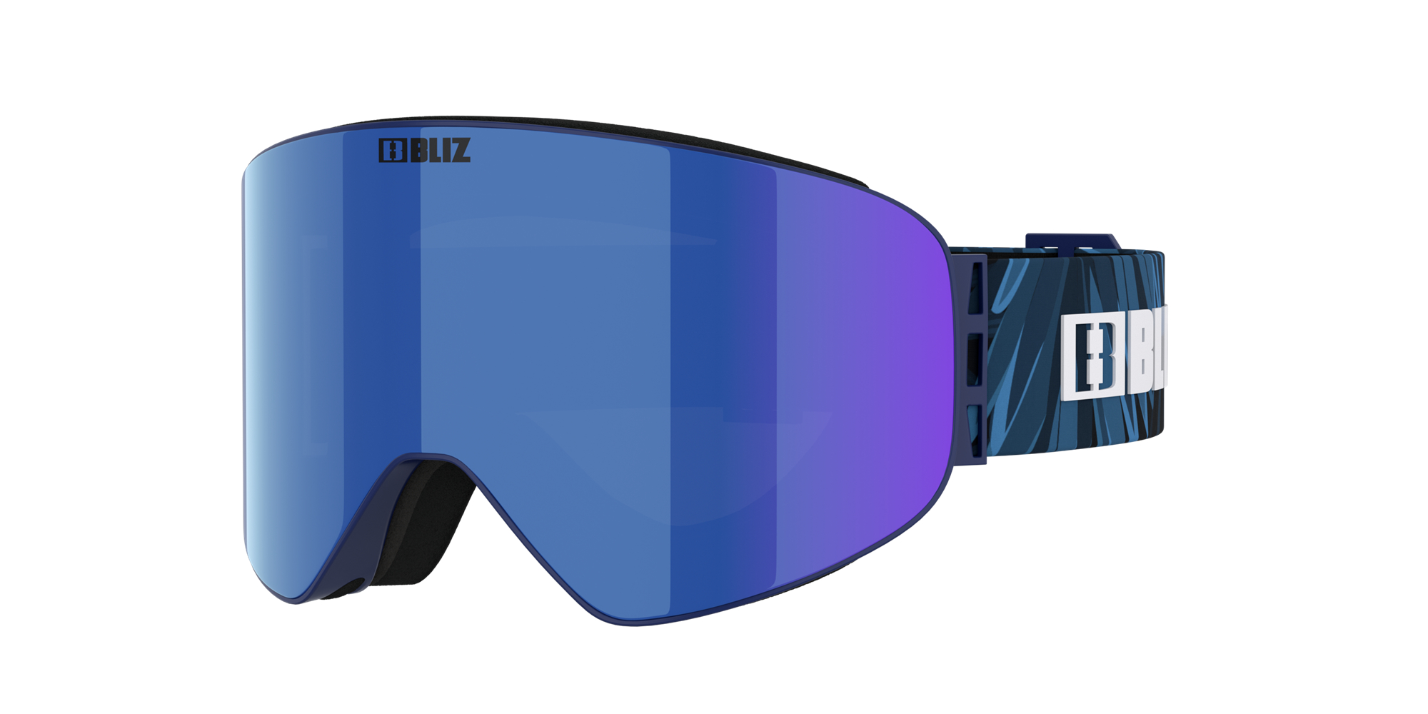 Bliz Flow Ski Goggles Blau Braun Blau | XPYALEF-36