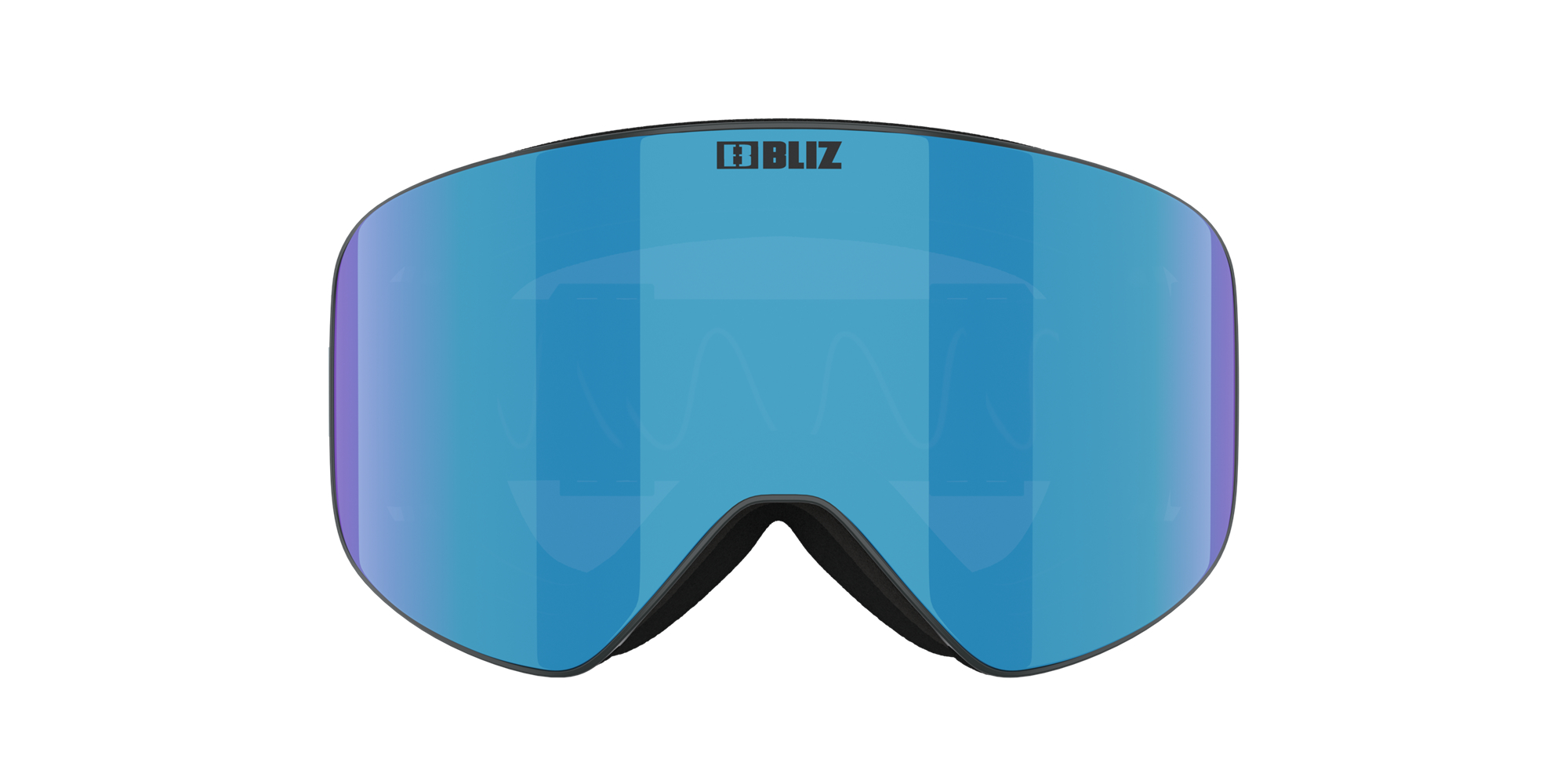 Bliz Flow Ski Goggles Grau Blau | LHIARGF-96