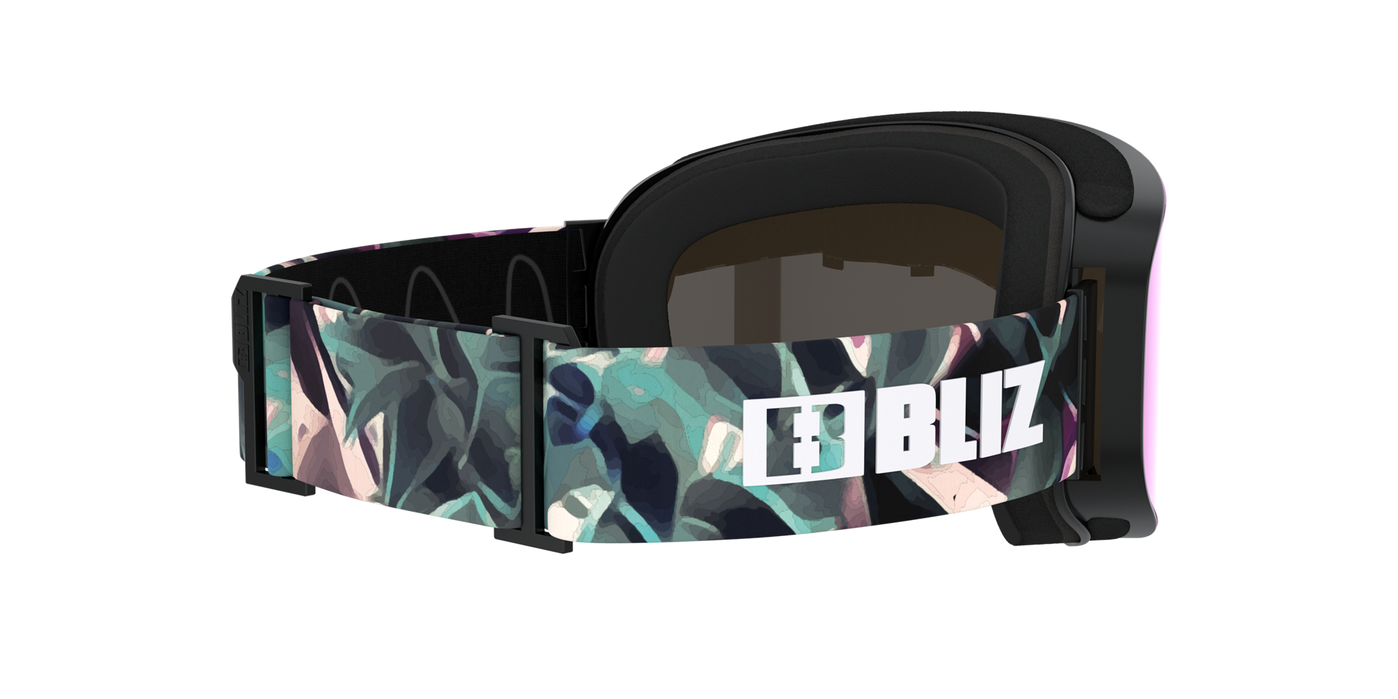 Bliz Flow Ski Goggles Schwarz Braun Rosa | TXSQEJC-39