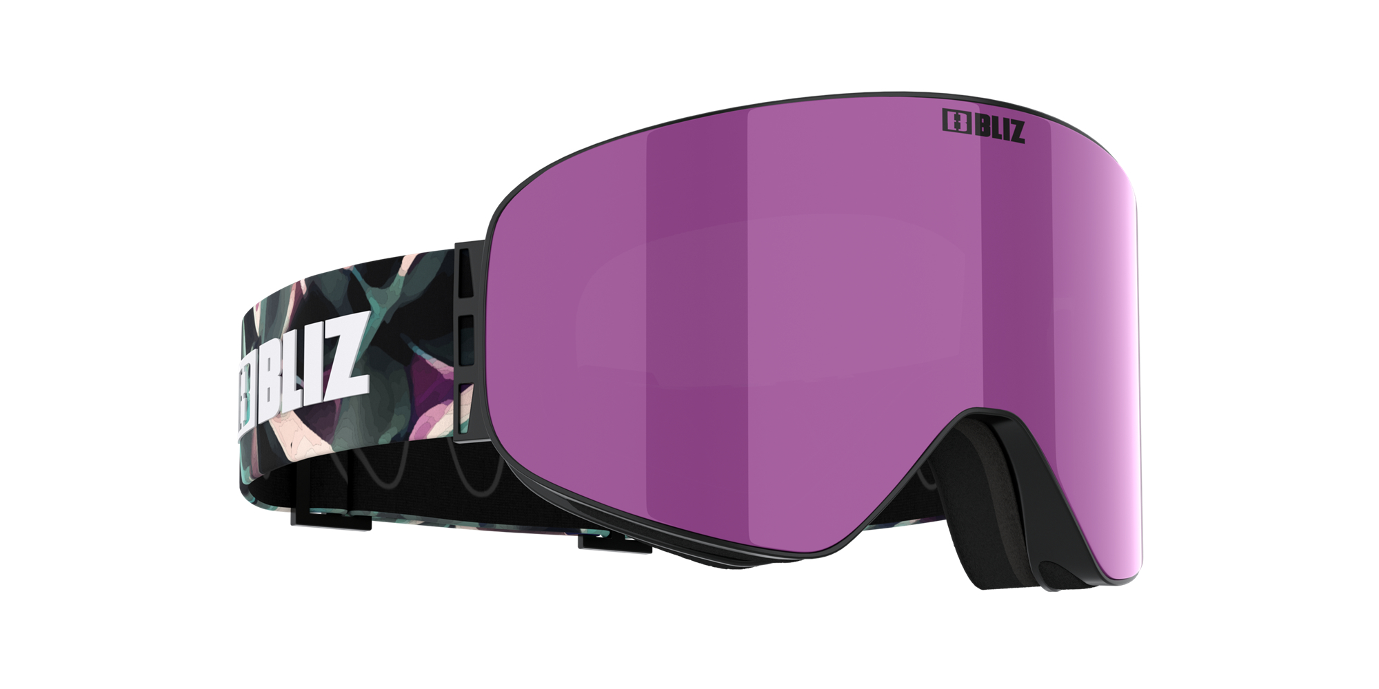 Bliz Flow Ski Goggles Schwarz Braun Rosa | TXSQEJC-39