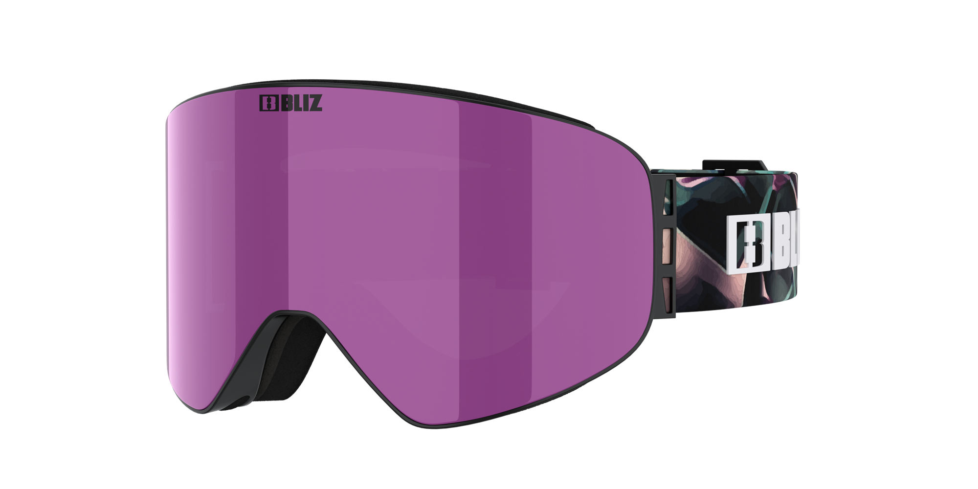 Bliz Flow Ski Goggles Schwarz Braun Rosa | TXSQEJC-39