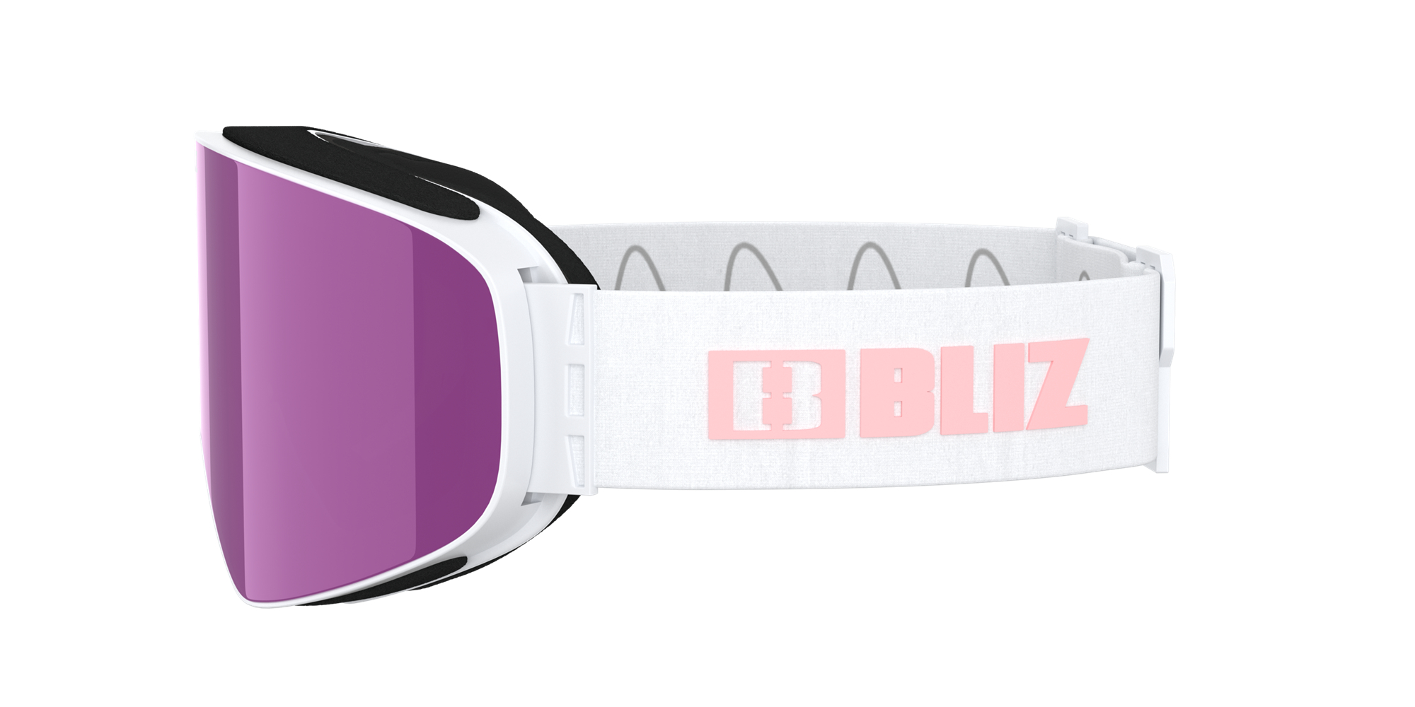 Bliz Flow Ski Goggles Weiß Braun Rosa | LPVIKBE-56