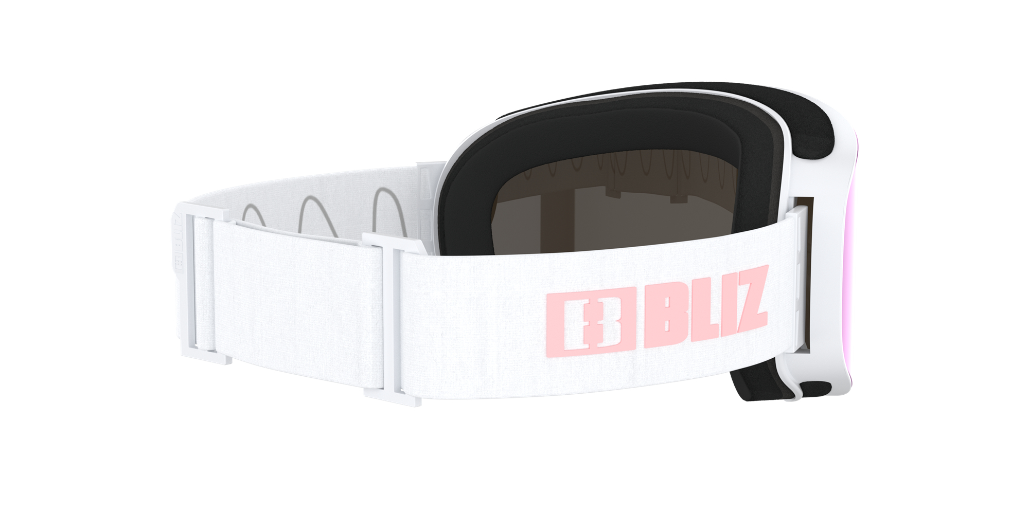 Bliz Flow Ski Goggles Weiß Braun Rosa | LPVIKBE-56