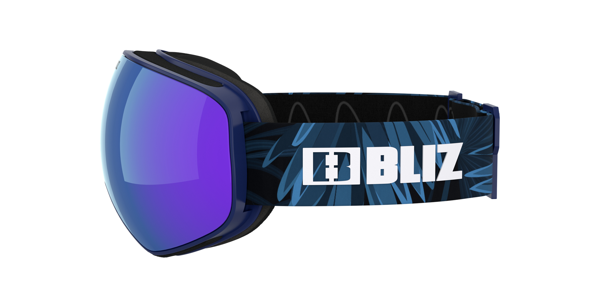 Bliz Floz Ski Goggles Blau Braun Blau | WPCDOQY-94