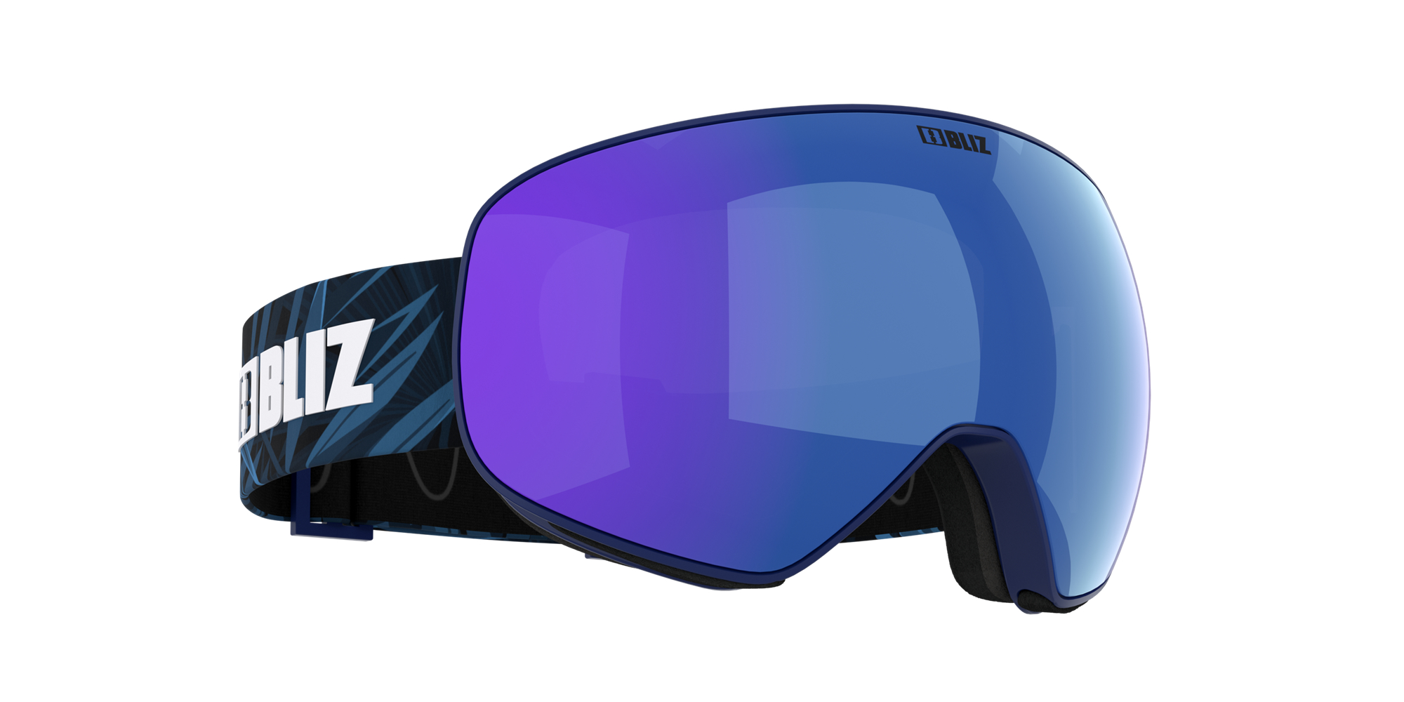 Bliz Floz Ski Goggles Blau Braun Blau | WPCDOQY-94