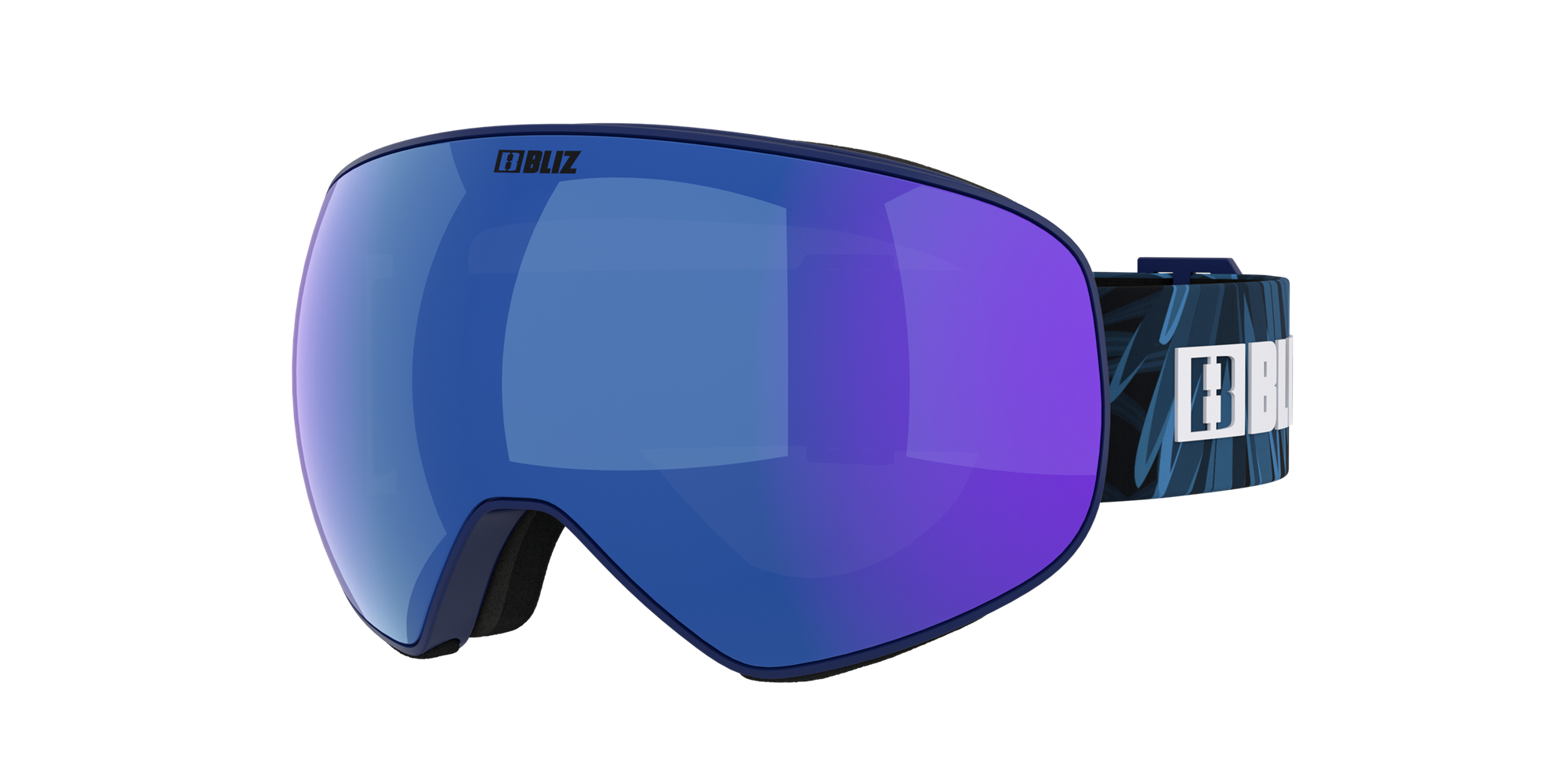 Bliz Floz Ski Goggles Blau Braun Blau | WPCDOQY-94