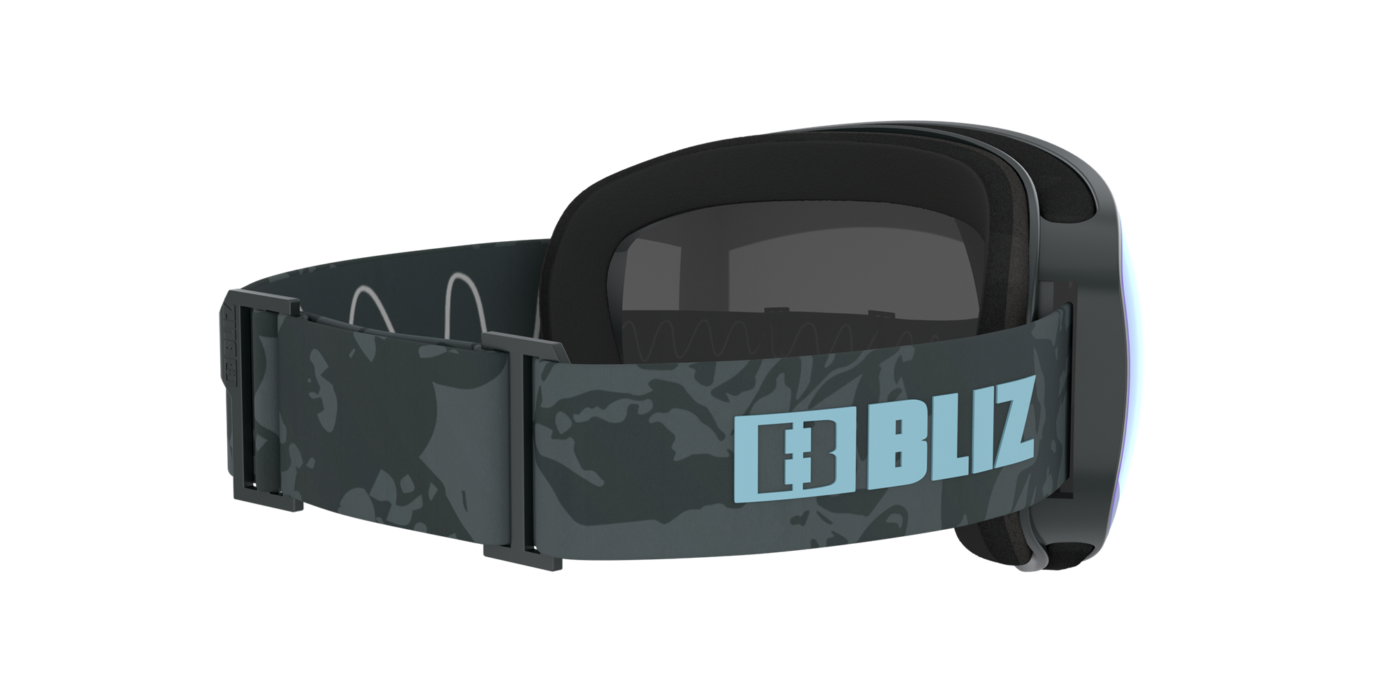 Bliz Floz Ski Goggles Grau Blau | UDPKTYB-57