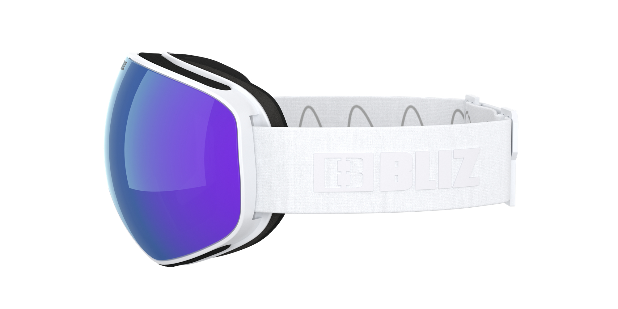 Bliz Floz Ski Goggles Weiß Braun Blau | LVUXESQ-80