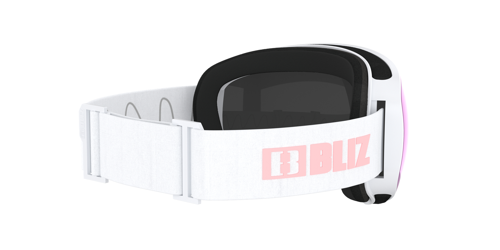 Bliz Floz Ski Goggles Weiß Braun Rosa | KHGSWUV-74