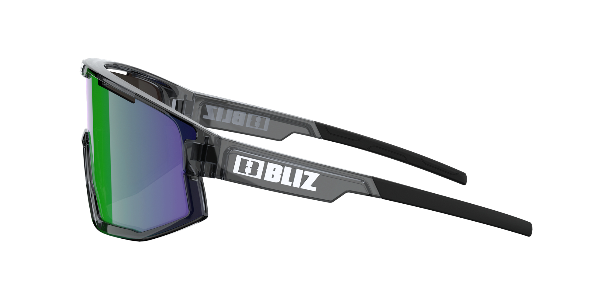 Bliz Fusion Small Sonnenbrille Schwarz Braun Grün | KVCJHNU-79