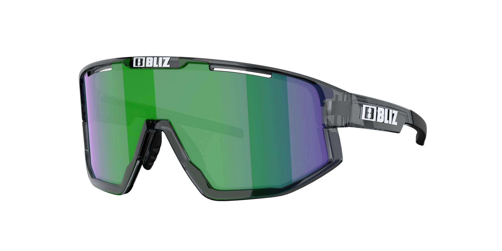 Bliz Fusion Small Sonnenbrille Schwarz Braun Grün | KVCJHNU-79