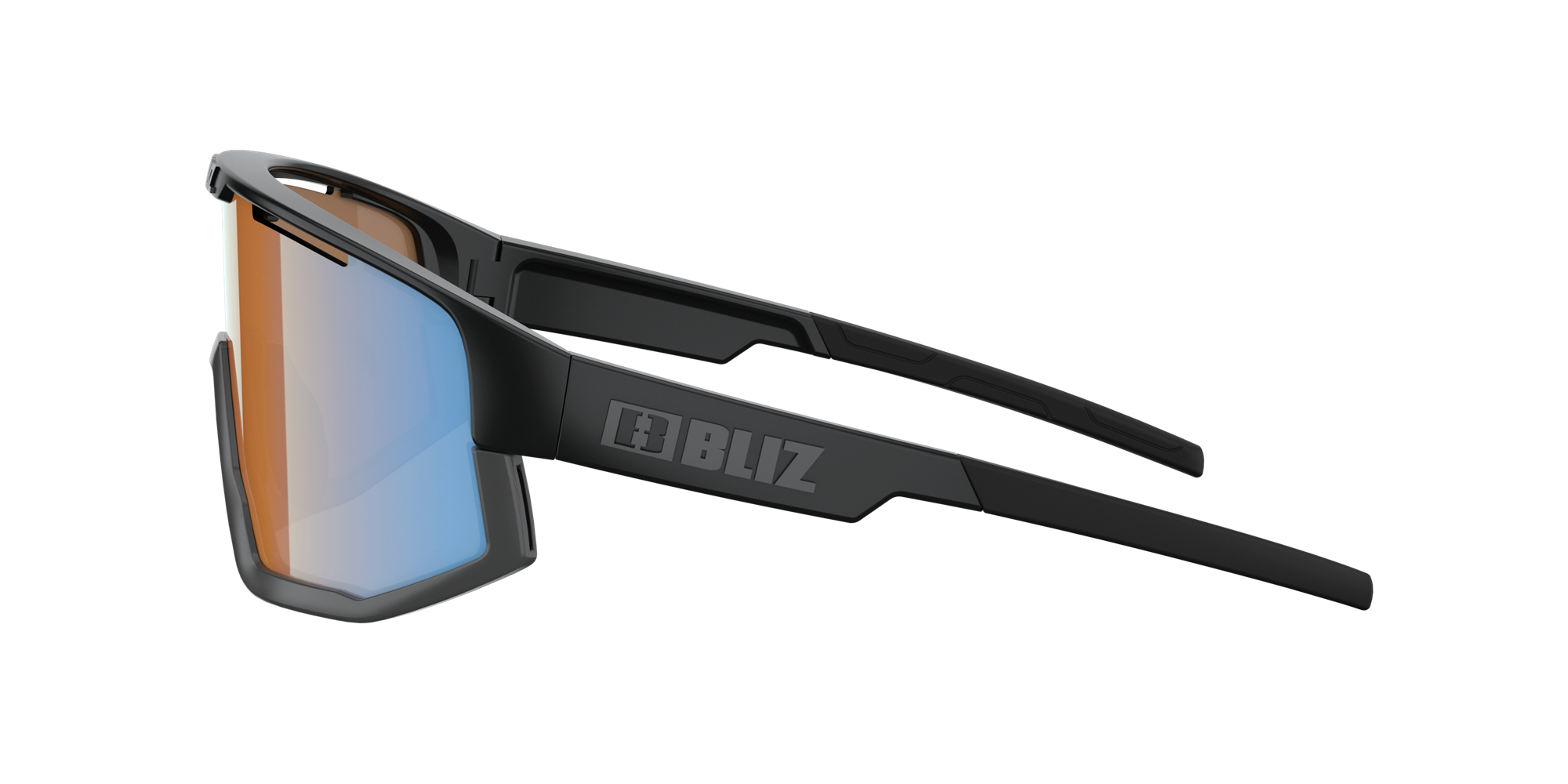 Bliz Fusion Small Sonnenbrille Schwarz Blau | CZQNVMS-23