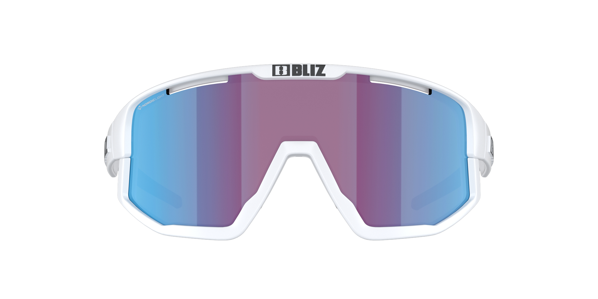 Bliz Fusion Small Sonnenbrille Weiß Blau | JDSZOYQ-76