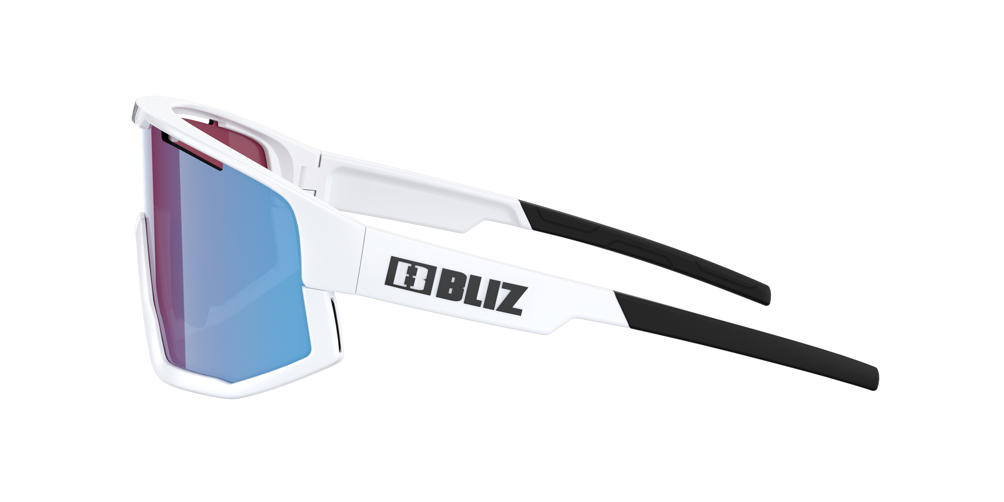 Bliz Fusion Small Sonnenbrille Weiß Blau | JDSZOYQ-76