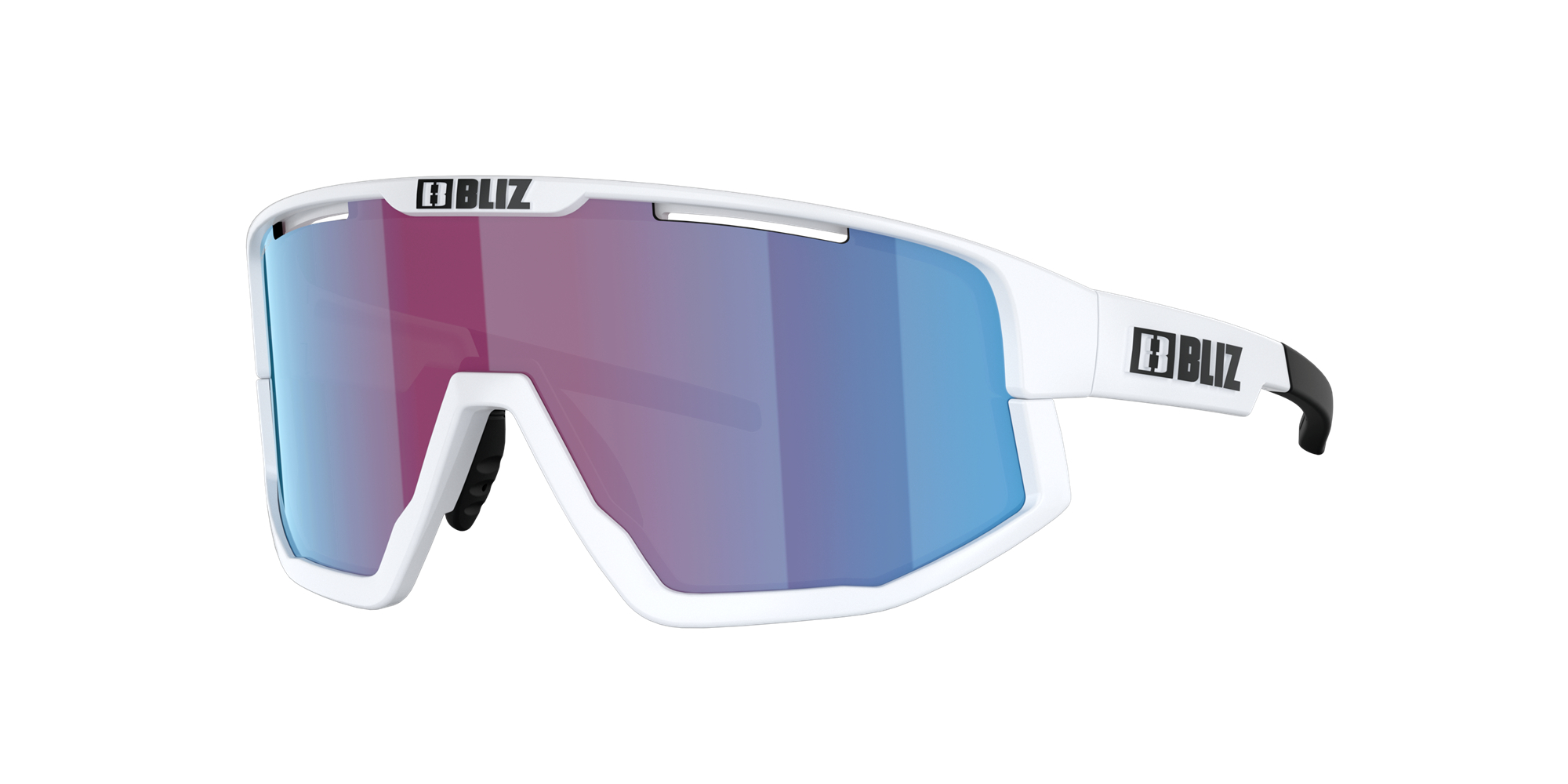 Bliz Fusion Small Sonnenbrille Weiß Blau | JDSZOYQ-76