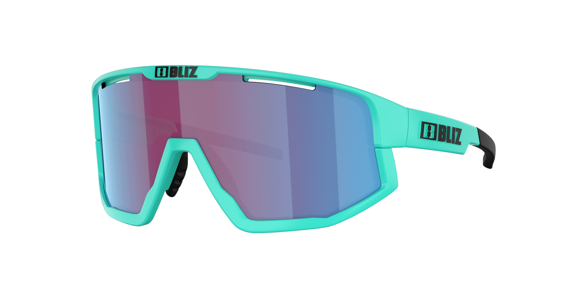 Bliz Fusion Sonnenbrille Türkis Rosa Blau | UVEWFXP-18