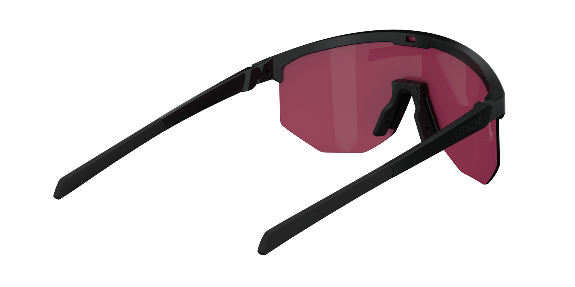 Bliz Hero Small Sonnenbrille Schwarz Rosa Blau | VOZNREQ-24