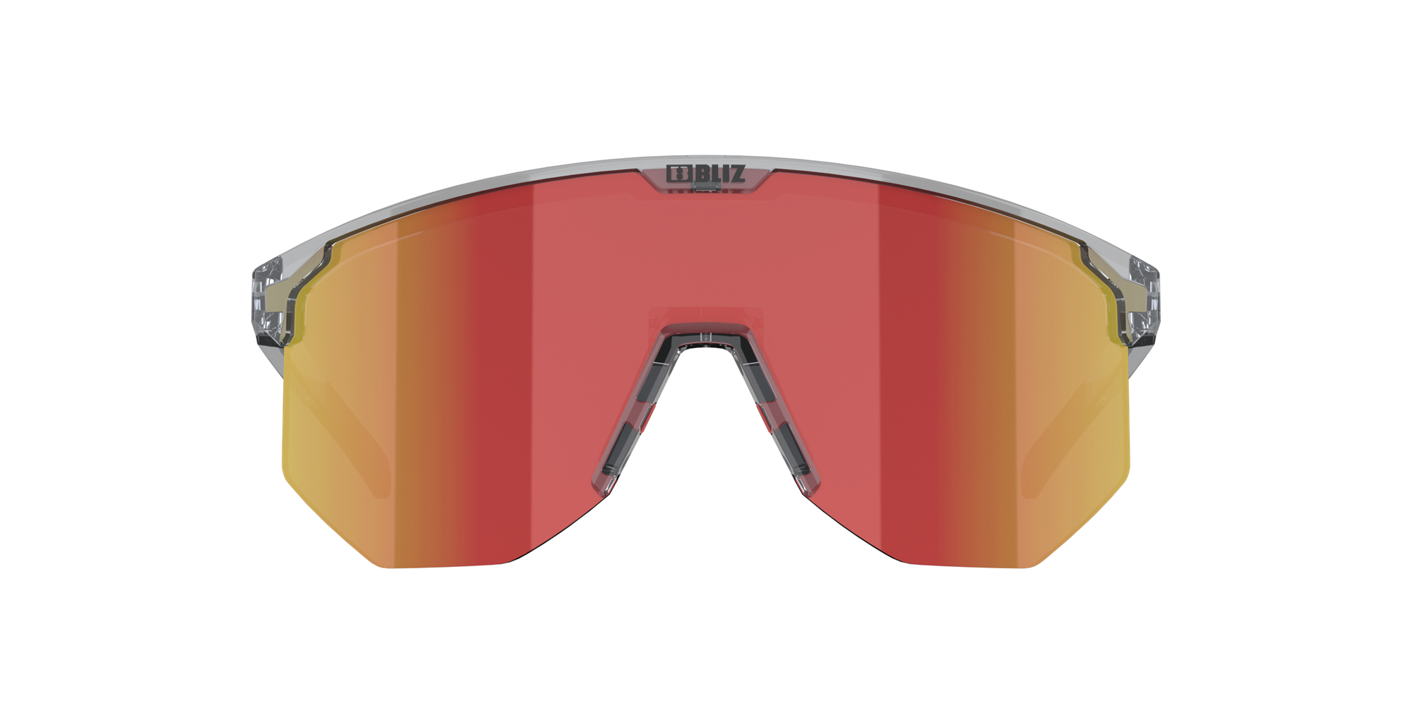 Bliz Hero Sonnenbrille Transparent Dunkelgrau Braun Rot | MBNKPET-60