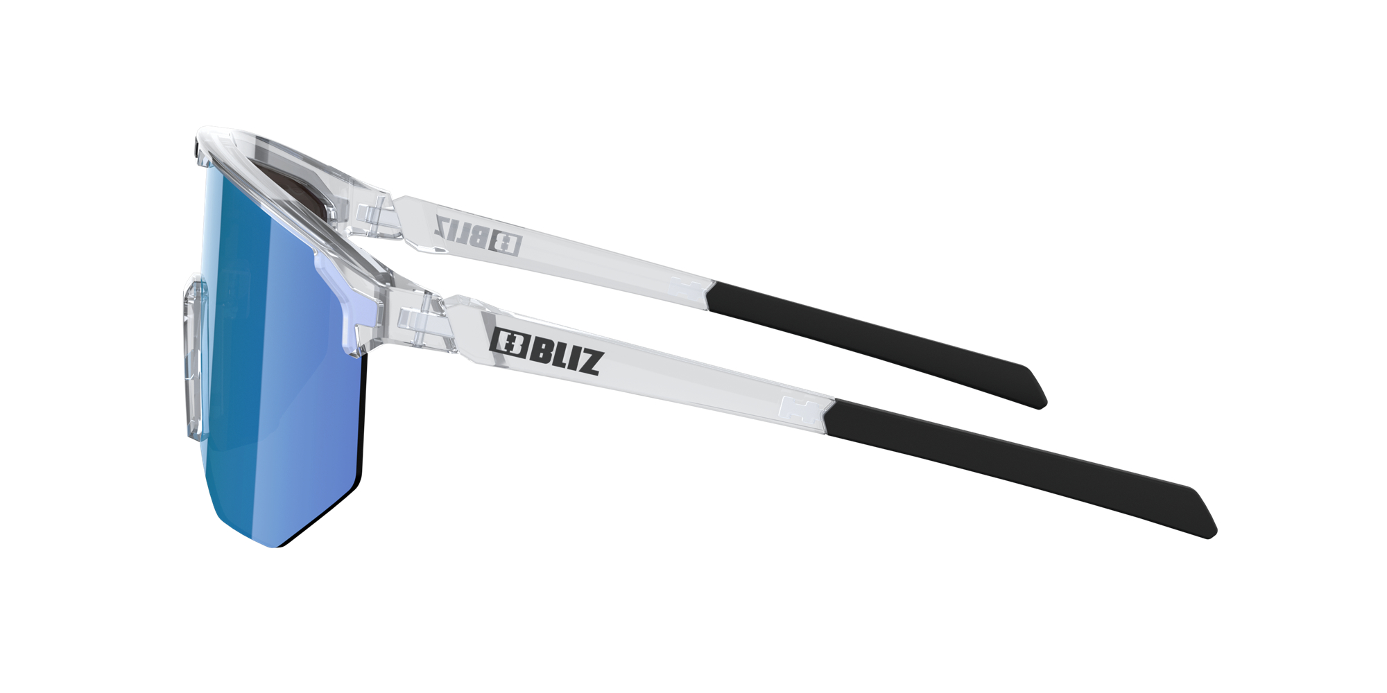 Bliz Hero Sonnenbrille Weiß Braun Blau | XCQGMYS-42