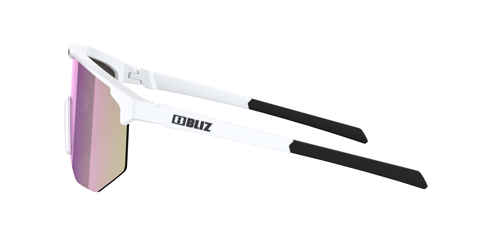 Bliz Hero Sonnenbrille Weiß Braun Rosa | RSTMDHE-42