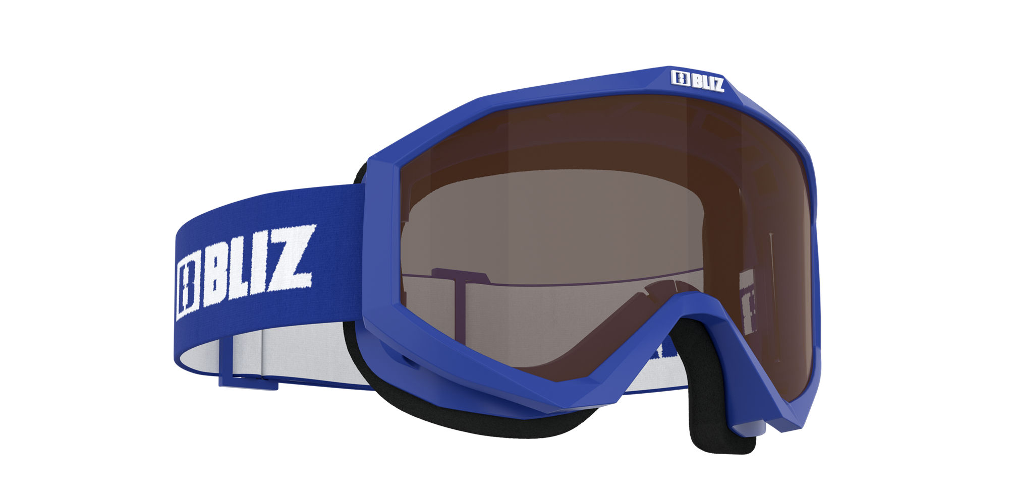 Bliz Liner Jr Ski Goggles Blau Weiß Braun | LAREGXI-90