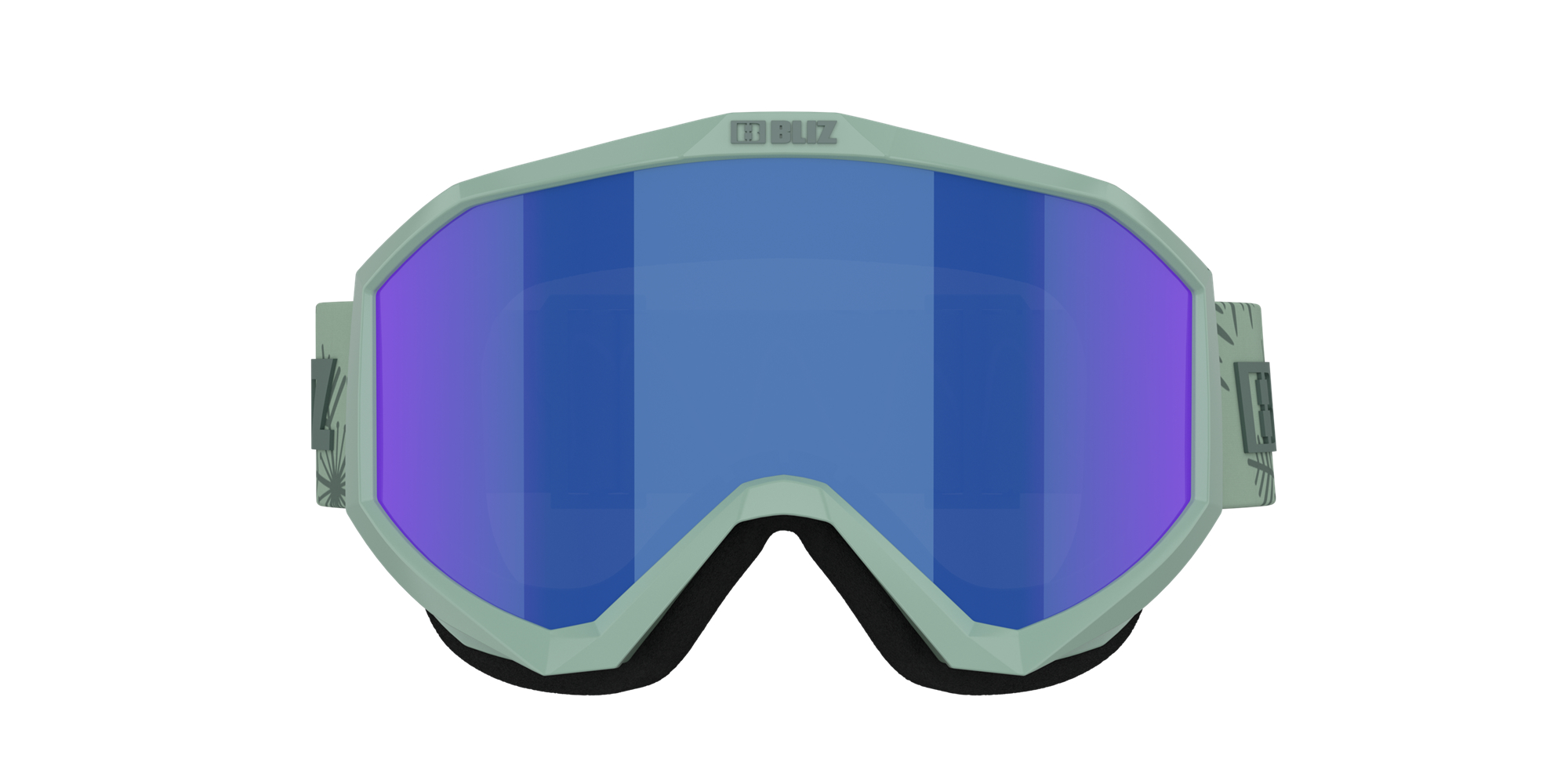 Bliz Liner Jr Ski Goggles Grün Dunkelgrün Braun Blau | YENQWGS-09