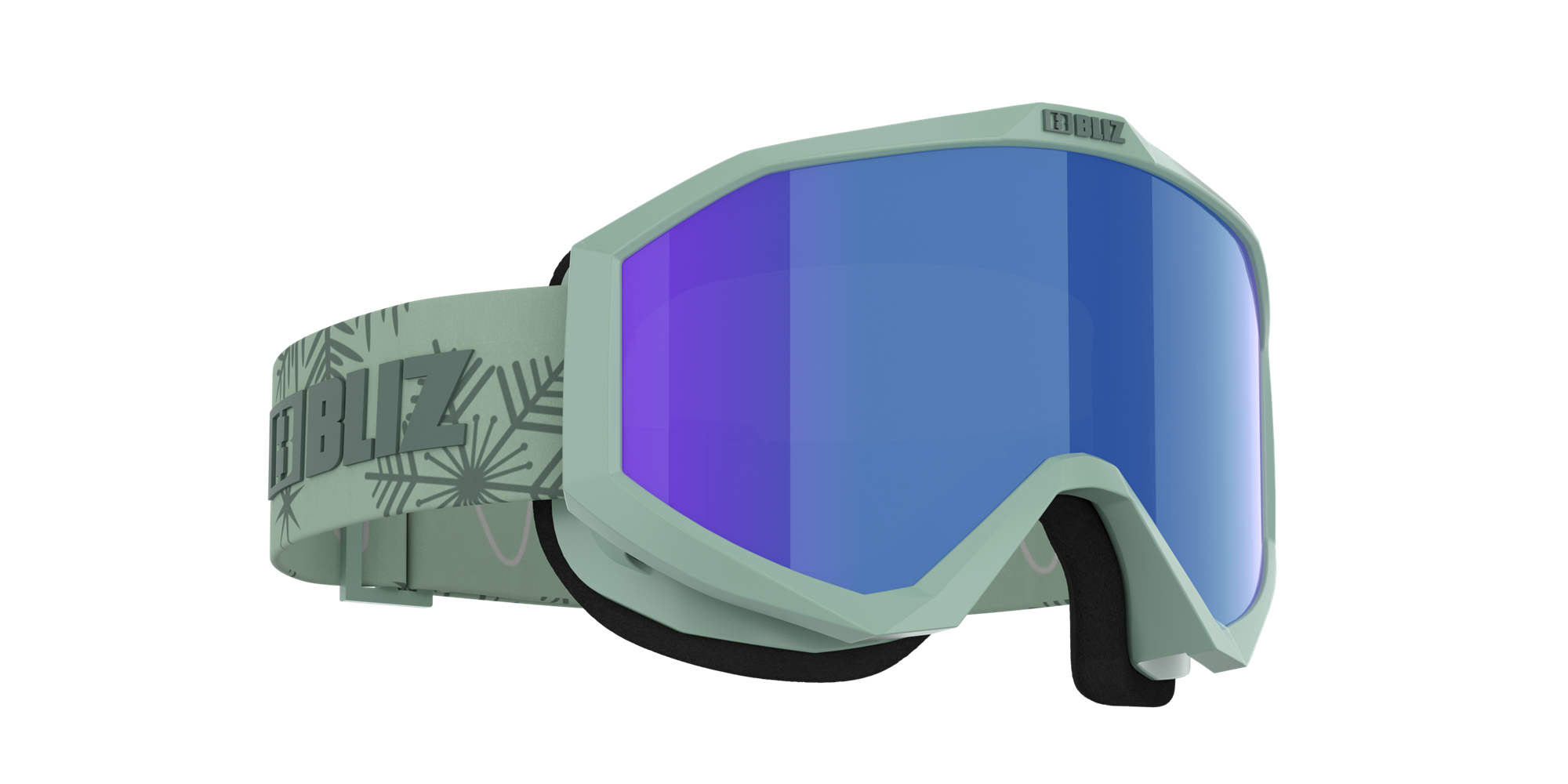 Bliz Liner Jr Ski Goggles Grün Dunkelgrün Braun Blau | YENQWGS-09