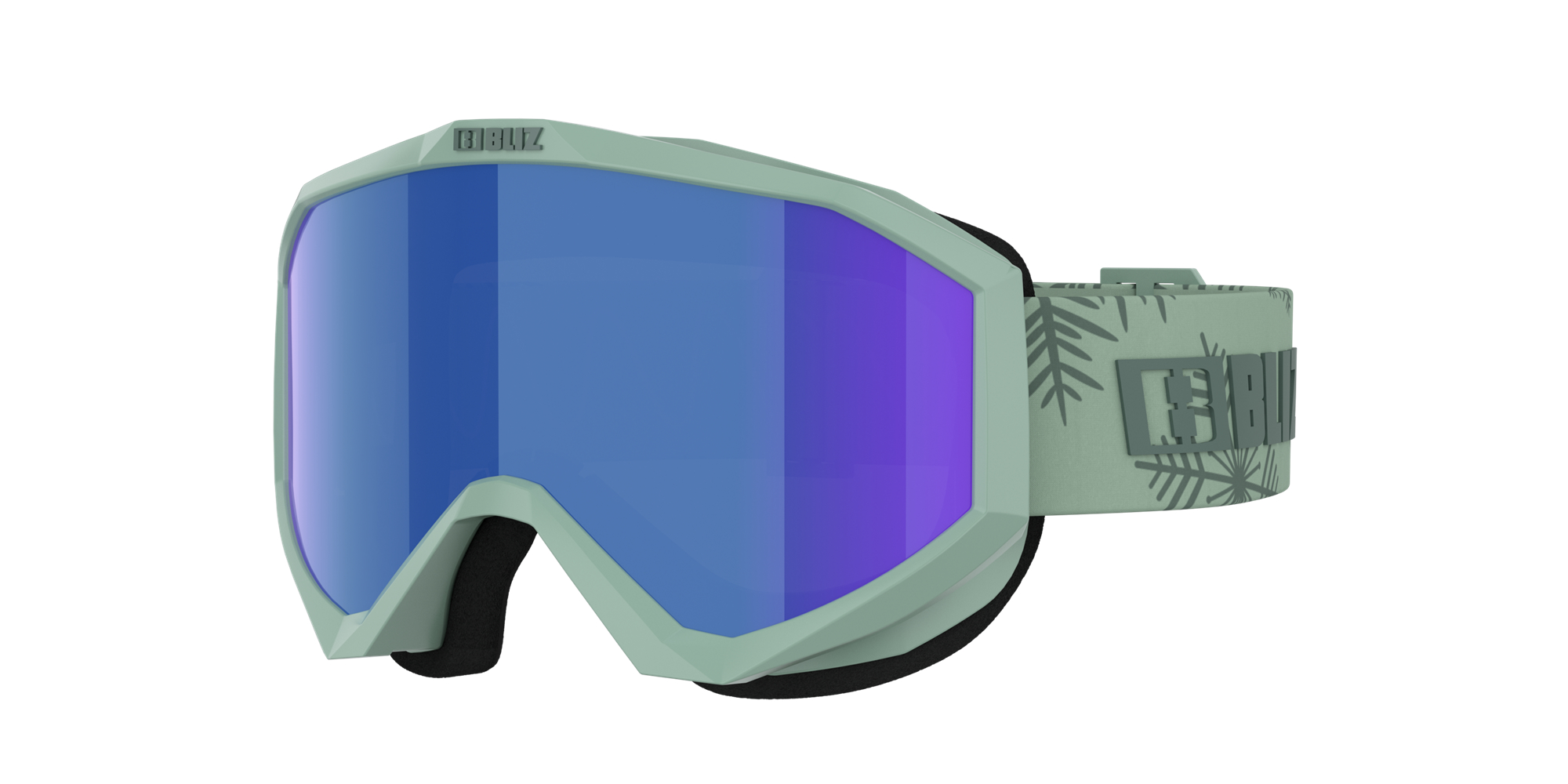 Bliz Liner Jr Ski Goggles Grün Dunkelgrün Braun Blau | YENQWGS-09