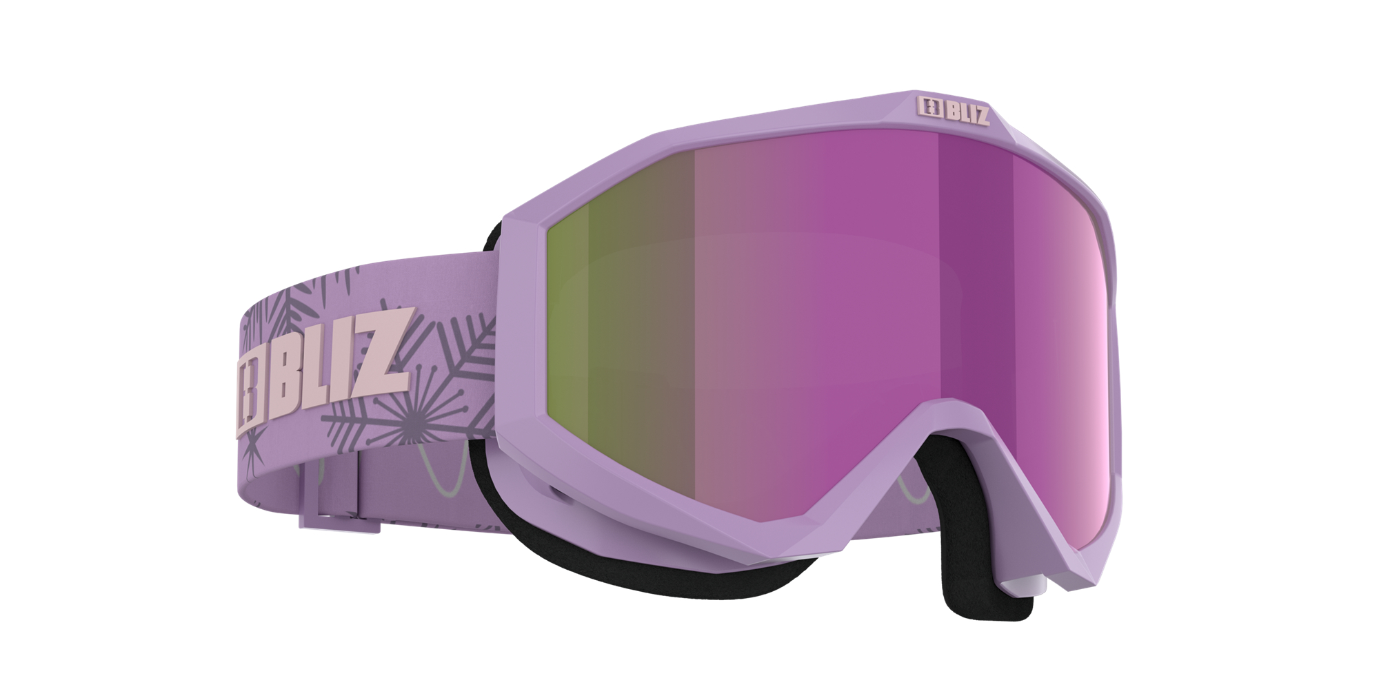 Bliz Liner Jr Ski Goggles Lila Rosa Braun Lila | UJRSEQD-50