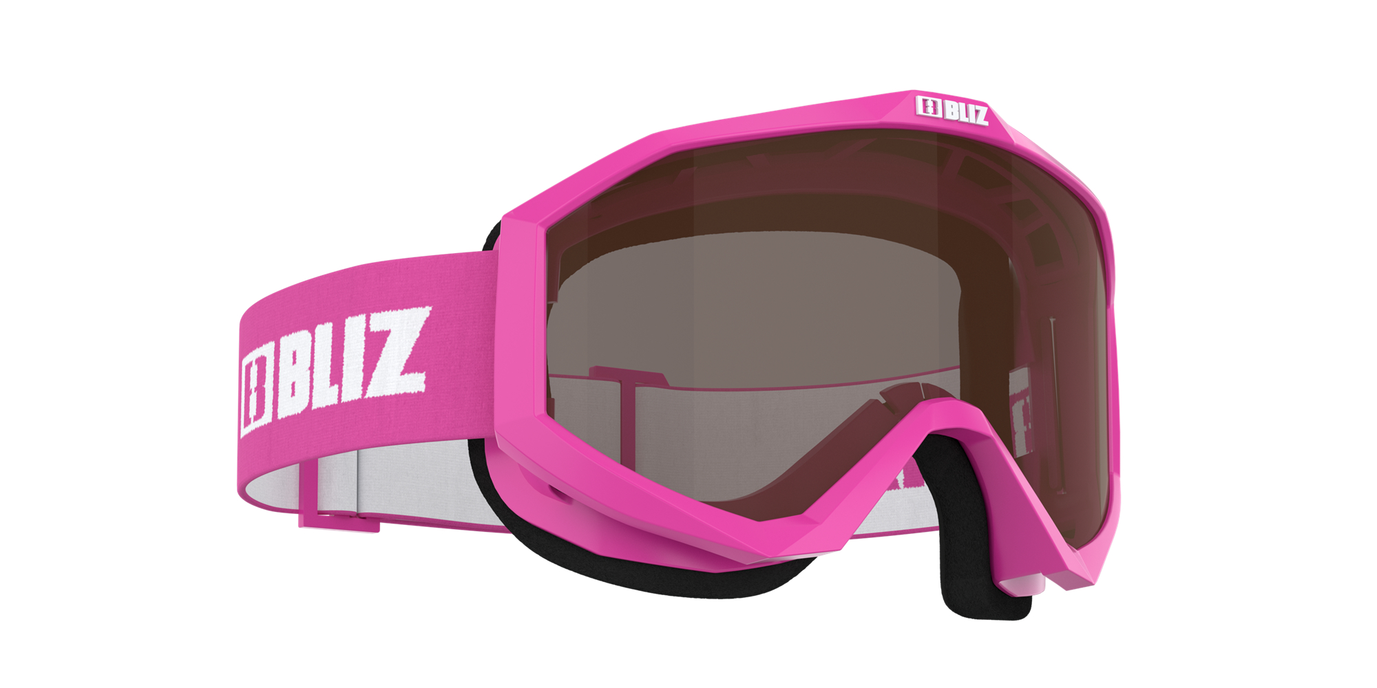 Bliz Liner Jr Ski Goggles Rosa Weiß Braun | QUKIYSC-94